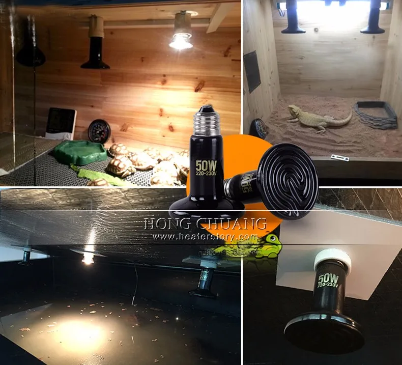 1000w Infrared Emitter Ceramic Heating Lamp For Reptile Pet Brooder