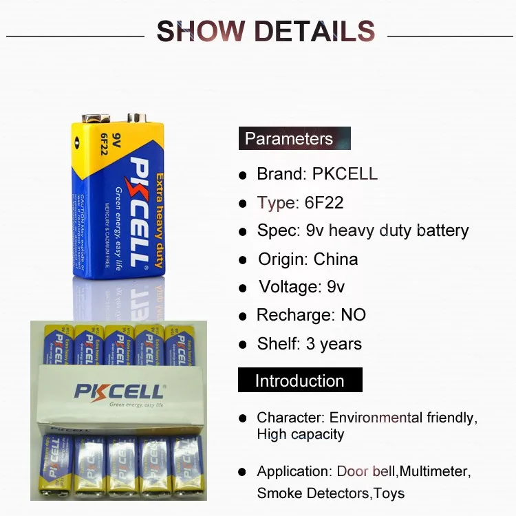 China Supercell 1604s 6F22 9V Battery Suppliers & Manufacturers & Factory -  Wholesale Price - WinPow