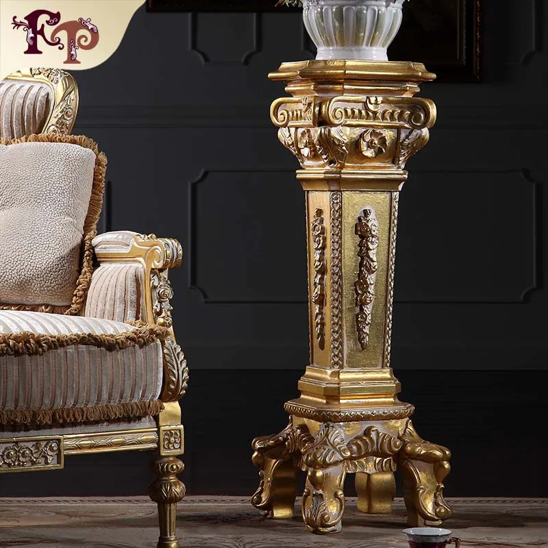 Italian French Antique Furniture Solid Wood Hand Carving Leaf Italian French Antique Furniture