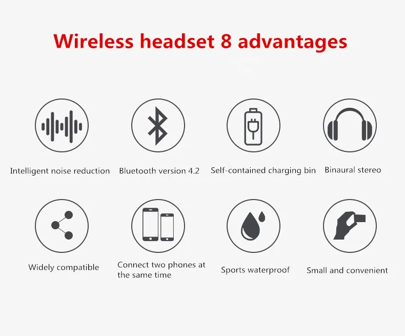 i10 max tws Bluetooth Earphones 5.0 Touch Wireless earbuds - ANKUX.COM