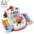 Ambulance Toy Doctor Kit Plastic Ambulance Car with Lights and Music Electric Car Learning Education Toys
