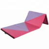 Gymnastics 4 Folding EPE Exercise PU cover gym mat