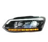 Car headlight assembly for new VW Polo 2011-2017 with led drl day running head light 35W hid headlight bulb lamp and ballast