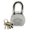 Stainless steel round key padlock