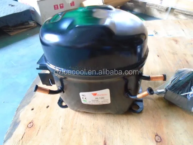 R134a 3/8HP wanbao LBP refrigerator compressor AL120, View wanbao ...