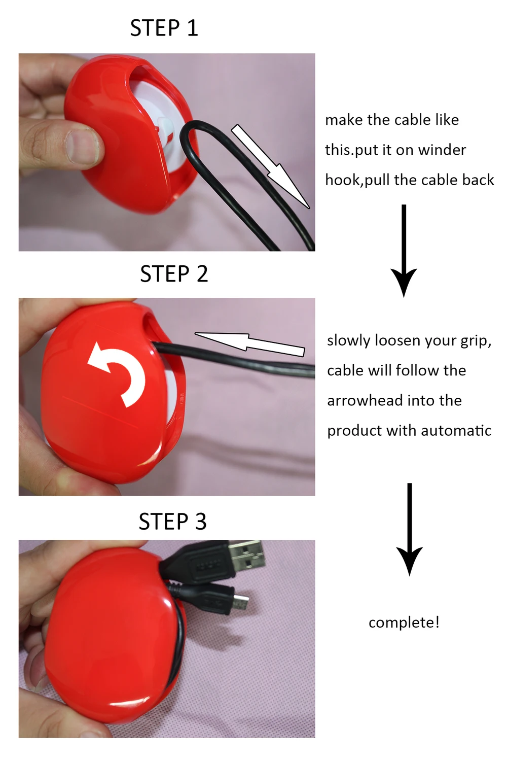 Headphone Cord Automatic Retractor Buy Cable Winders Reel,Carry Cable