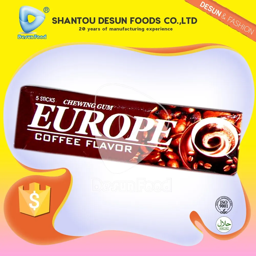 Coffee Flavor 5 Sticks Chewing Gum Buy Chewing Gum,5 Sticks Chewing