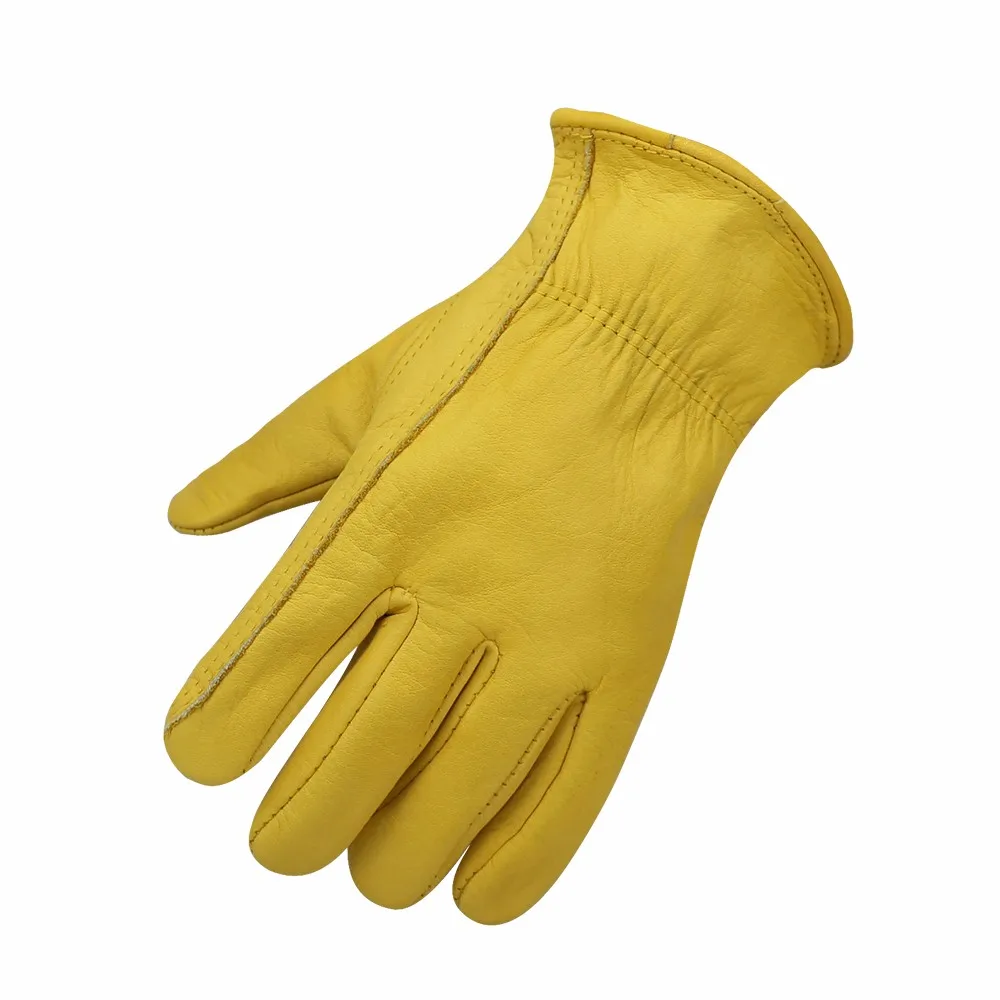 Winter Leather Work Gloves Cold Weather With Fleece Lining Warm Working Glove Buy Leather