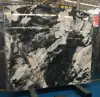 wholesale sunny gray back fantasy Jungle black marble slabs black onyx slabs
