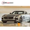 Body kit for SLS W197 BLACK AERIES with front bumper hood cover bonnet fender ducts rear bumper muffler tips for w197 2016 2017