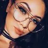 Hot 2018 Newest Cat Eye Glasses Frame Women Brand Designer Twin-Beams Metal Eyeglasses Frame Clear Fashion Glasses Drop Ship