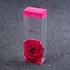 Durable reuse plastic clear hair boxes weave packaging