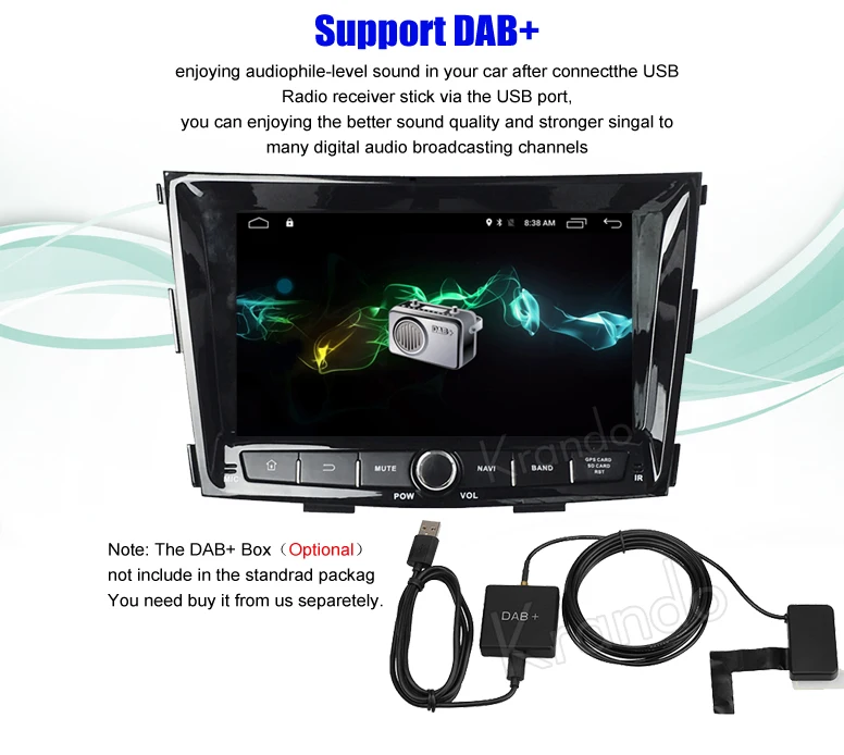 car radio for ssangyong tivoli navigation