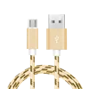 Factory Price 1M Tiger Pattern Braided Data Cable for Android