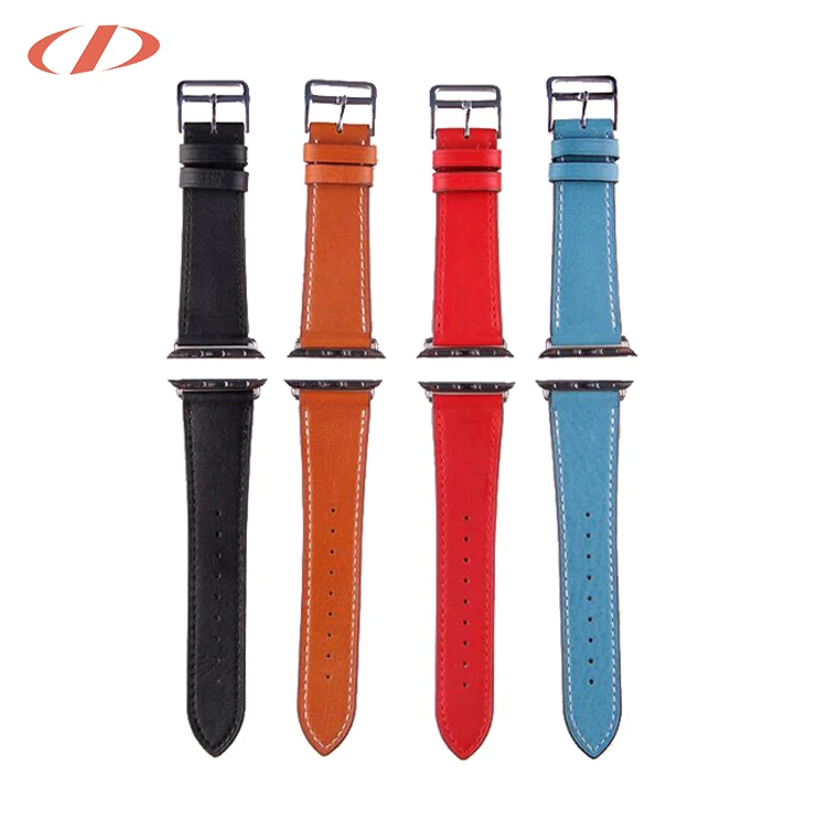 Multi Color Watch Bands Wholesale Leather For Apple Italian Leather Watch Straps - Buy Italian ...