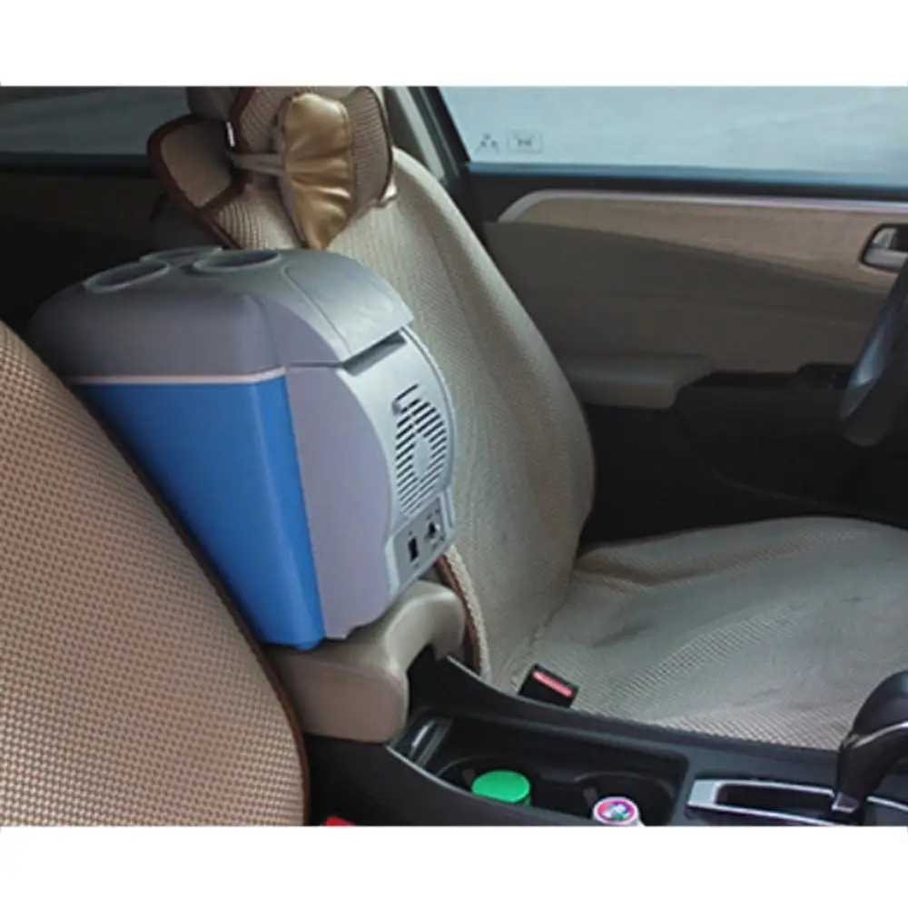 Car Cooler Box 12v Car Mini Portable Freezer 7.5l Portable Car Refrigerator Mini Warming And