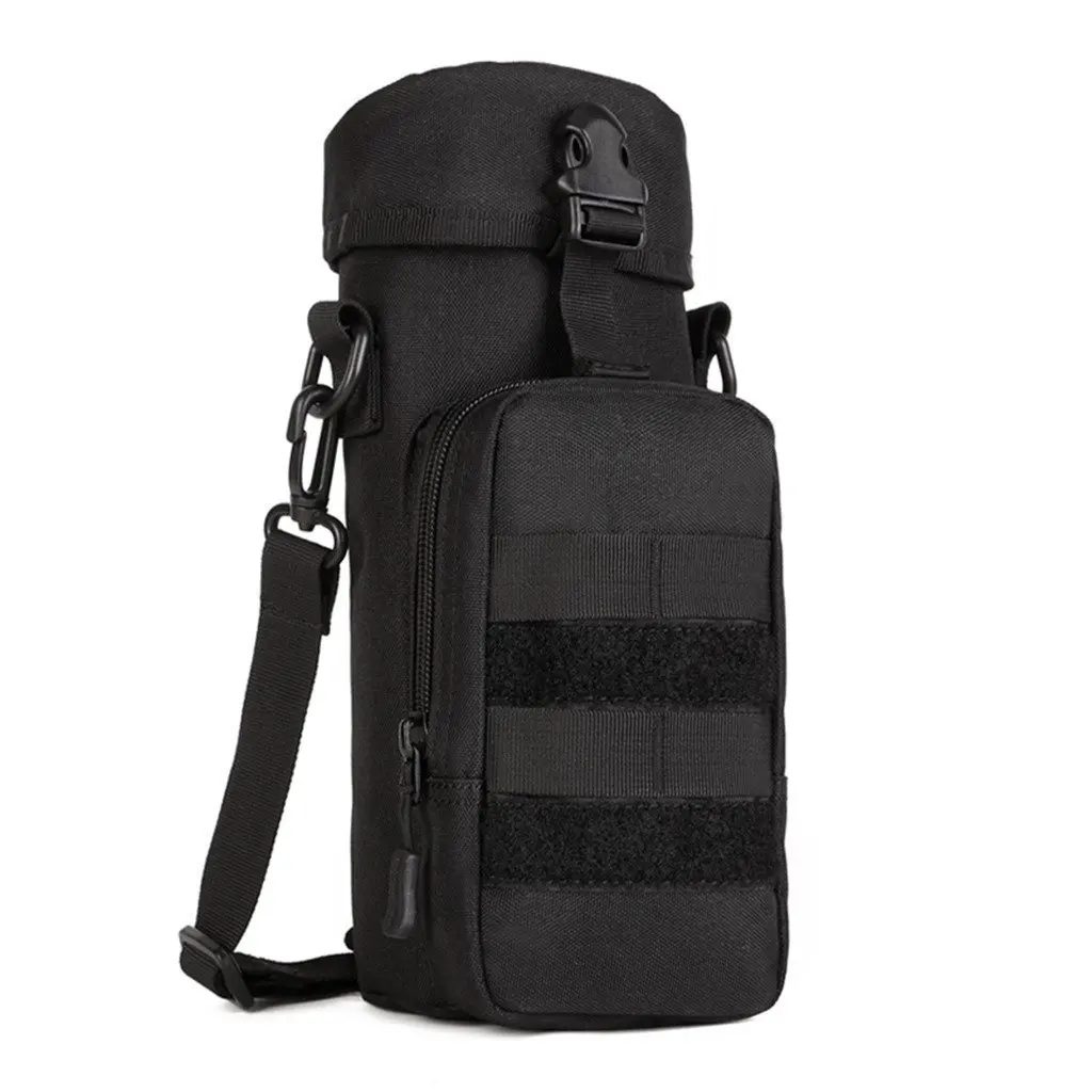 Outdoor Molle Shoulder Strap Water Bottle Pouch Military Tactical Kettle Carrier