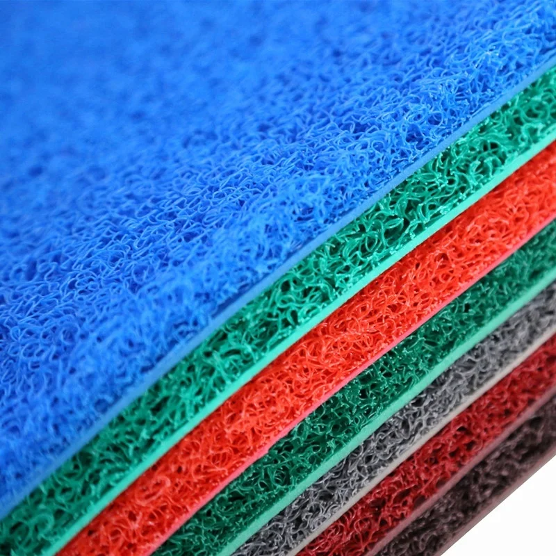 Single Colour Foamed Pvc Backing Coil Mat Rolls For Sri Lanka Market