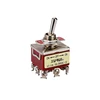 25A 250V 3 position electrical toggle switch, TPDT ON OFF ON machine toggle switch