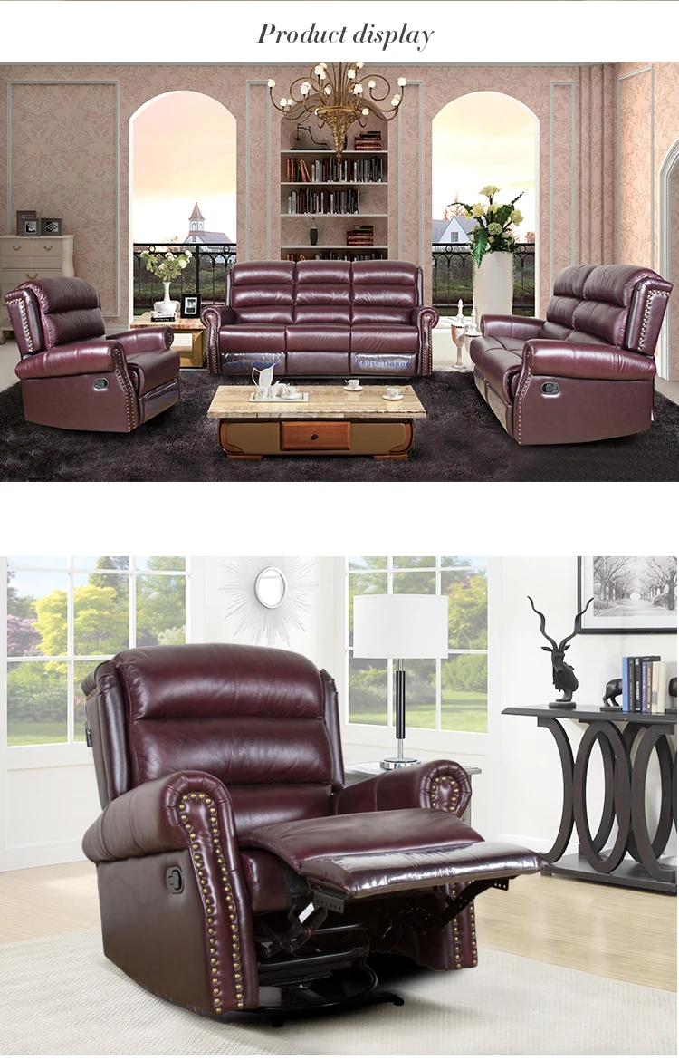 Recliner leather Sofa