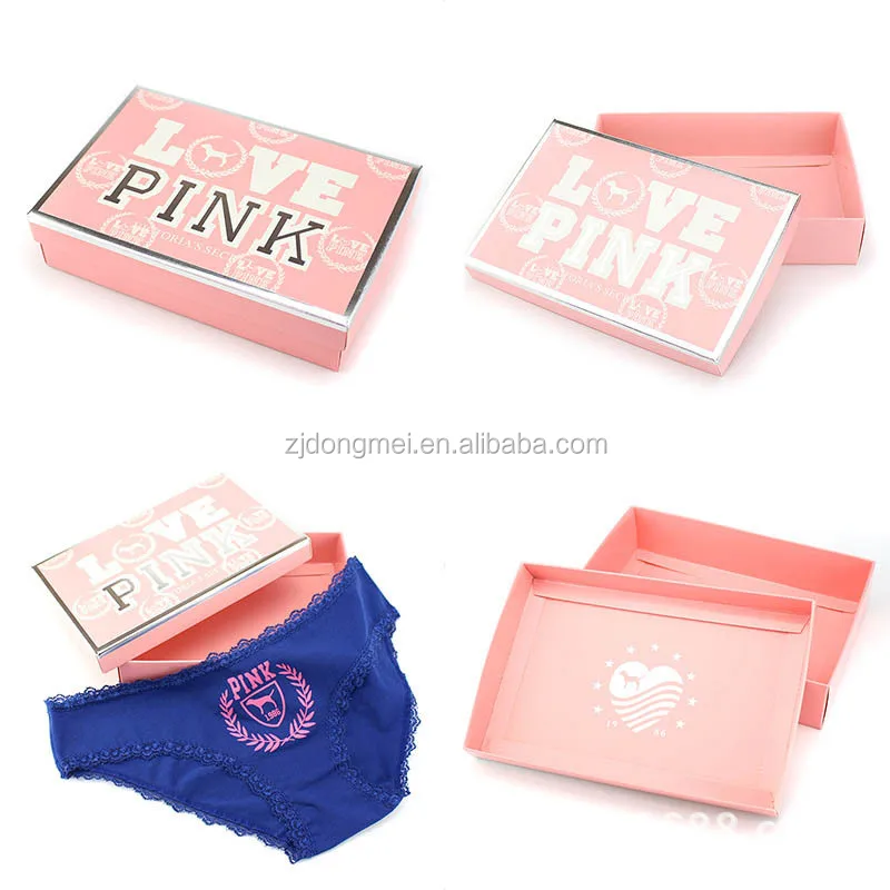 Pink Gift Box For Lady Underwear Packaging Boxes Buy Packaging Boxes