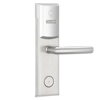 Hotel Front Door Handle Lock With Rf Card Software System Buy