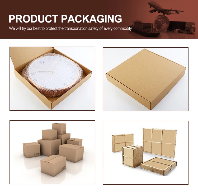 Silent Modern Art Decorative Wall Clock Rustic Metal for Living Room