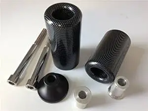 i5 No-Cut Chrome Frame Sliders for Kawasaki Ninja ZX6 ZX6R ZX6RR 2005-2006.