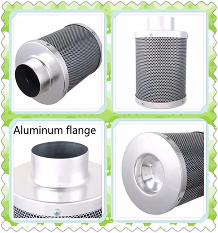 4"5"6" 8"10"12" Hydroponic Inline Fan And Carbon Air Filter For Odor