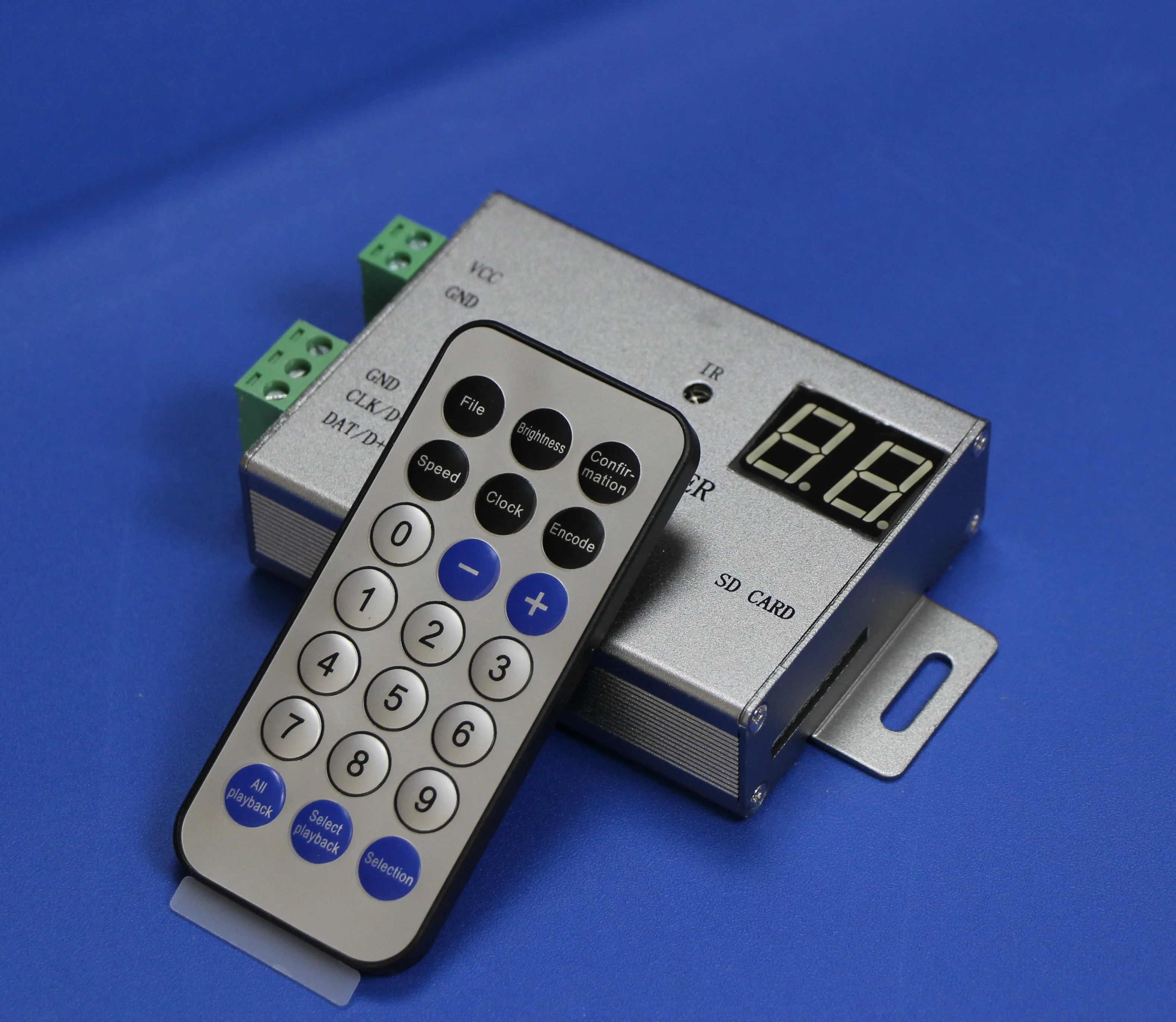 Wth IR remote control panel LED dmx control system