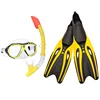Wave Wholesale Diving Equipment Snorkel Set Scuba Diving Fins Set