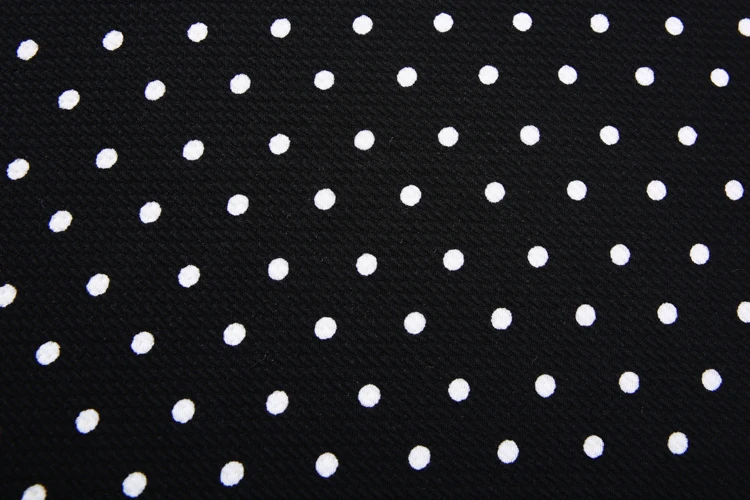 black and white polka dot upholstery fabric