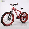 New 21 speed 24 inch 26 inch mountain bicycle sand snow bike; Aluminum alloy frame fat bike bicycle