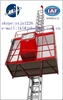 New tyre of SCD200D single cage building lift elevators