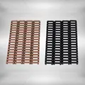 Tactical Gun Accessories 4pcs set 17 Slot Heat Resistant Rifle Handguard Weaver Picatinny Ladder Rail Rubber