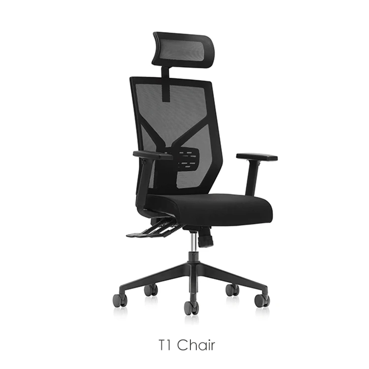 Cheemay mesh office ergonomic executive chair with black arms