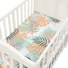 Amazon hot-slling 100% jersey cotton baby crib sheet most breathable fabric fitted crib sheet