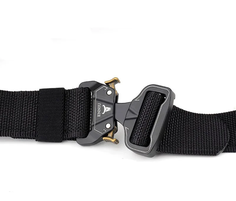 Adjustable hunting waist brand canvas nylon webbing custom military belt for army