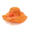 New Women Beach Hat Lady Cap Wide Brim Floppy Fold Summer Sun Straw