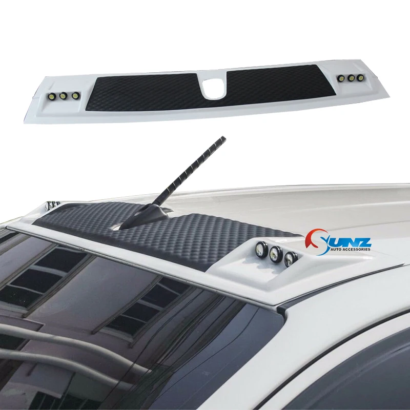 Universal Pickup Truck Front Roof Spoiler Drl Eagle Eye Led 12v White