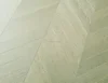 greyish green chevron oak engineered parquet flooring with wire brushed surface