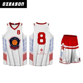 Uniform Basketball Jersey Color White 