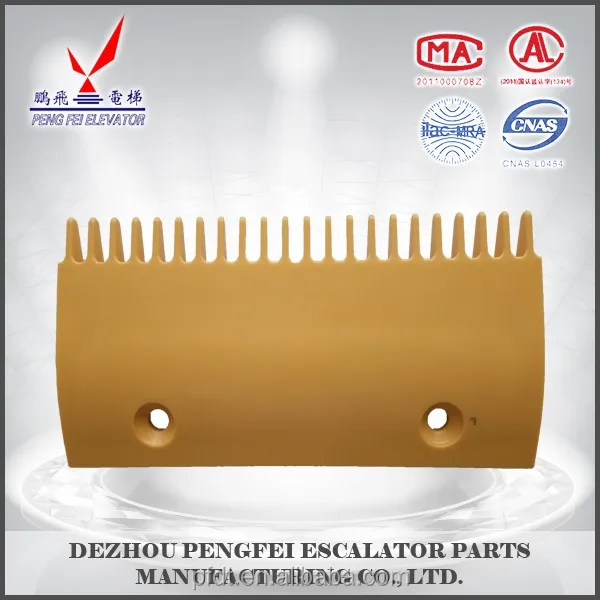 LG escalator 22teeth plastic comb plate with quality assurance