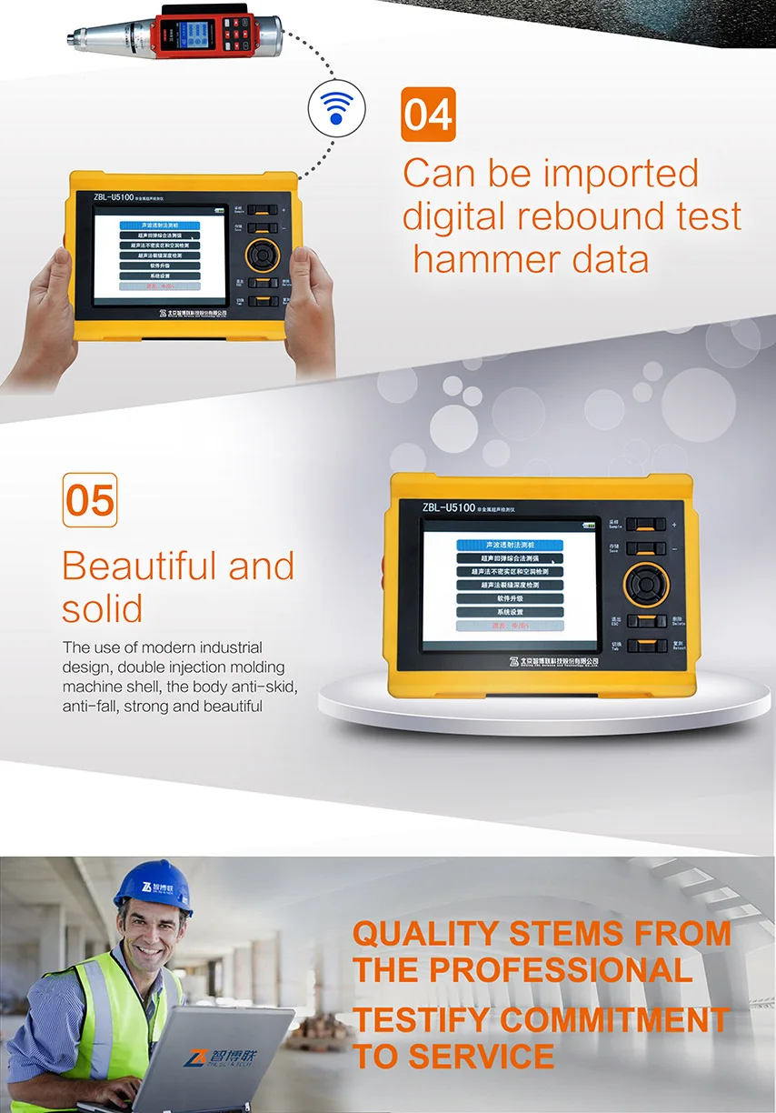 Nonmetallic Ultrasonic Detector For Concrete Buy Concrete Flaw