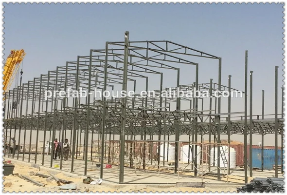 temporary metal buildings Cheap prefab steel structure mobile house, temporary site office