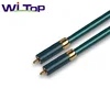 Premium DIY 24k gold plated RCA or banana plug Audio HIFI speaker cable