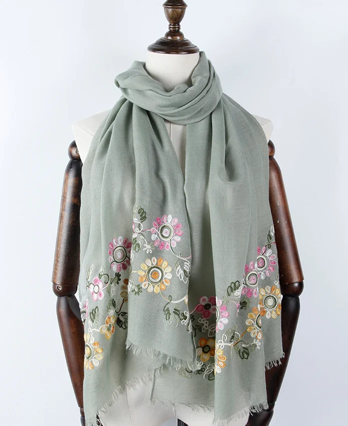 Embroidery Scarf