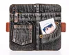 Denim Jeans Pants Trousers Leather Wallet Flip Case for iPhone 10 X , for iPhone X Leather Phone Case