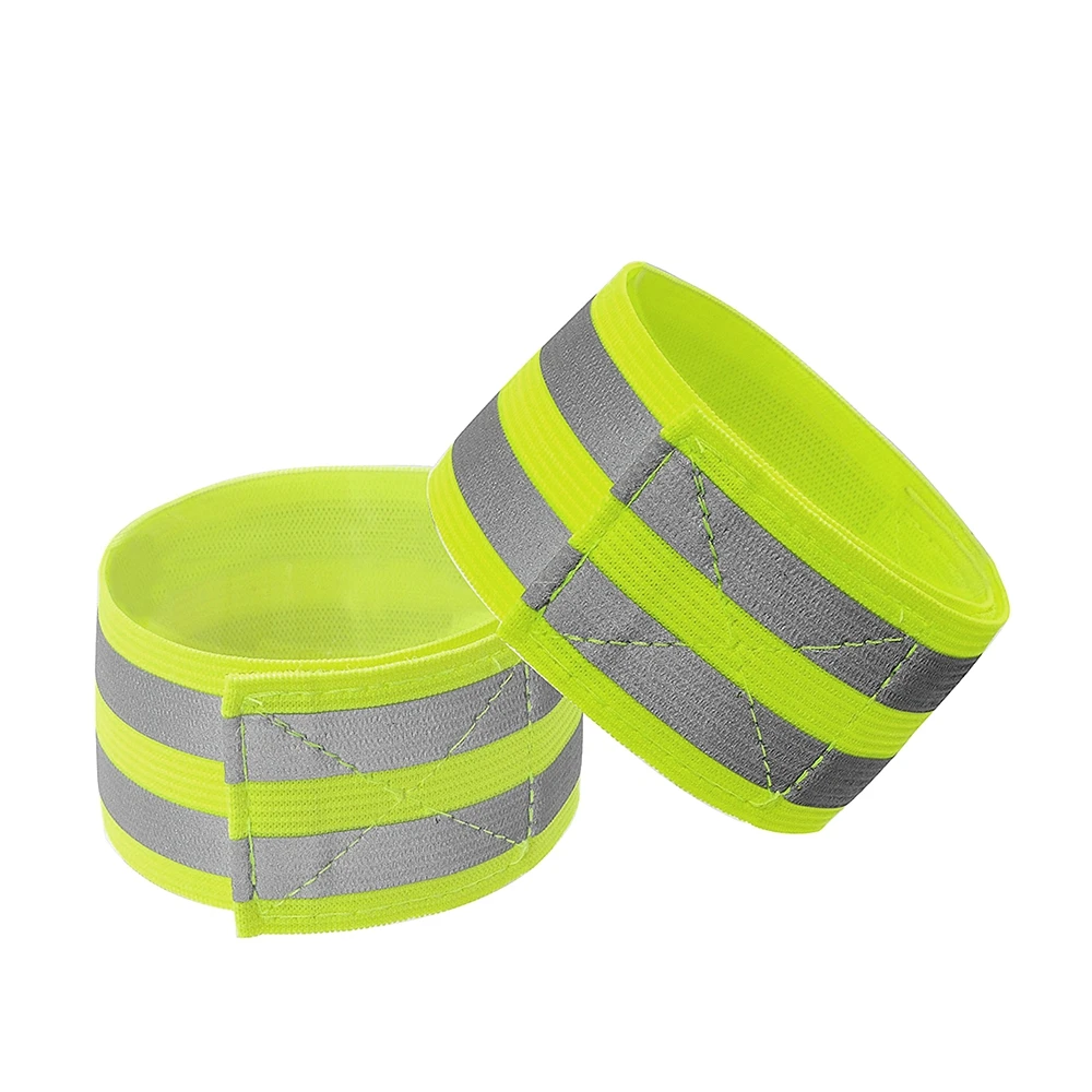 High Visibility Reflective Belt Wristbands For Runners,Walkers,Cyclists ...