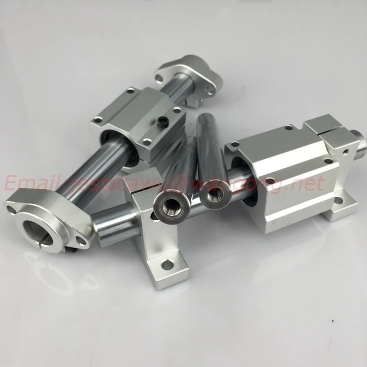 Linear Bearing Supported Slide Rail Size Chart And Linear Bearing